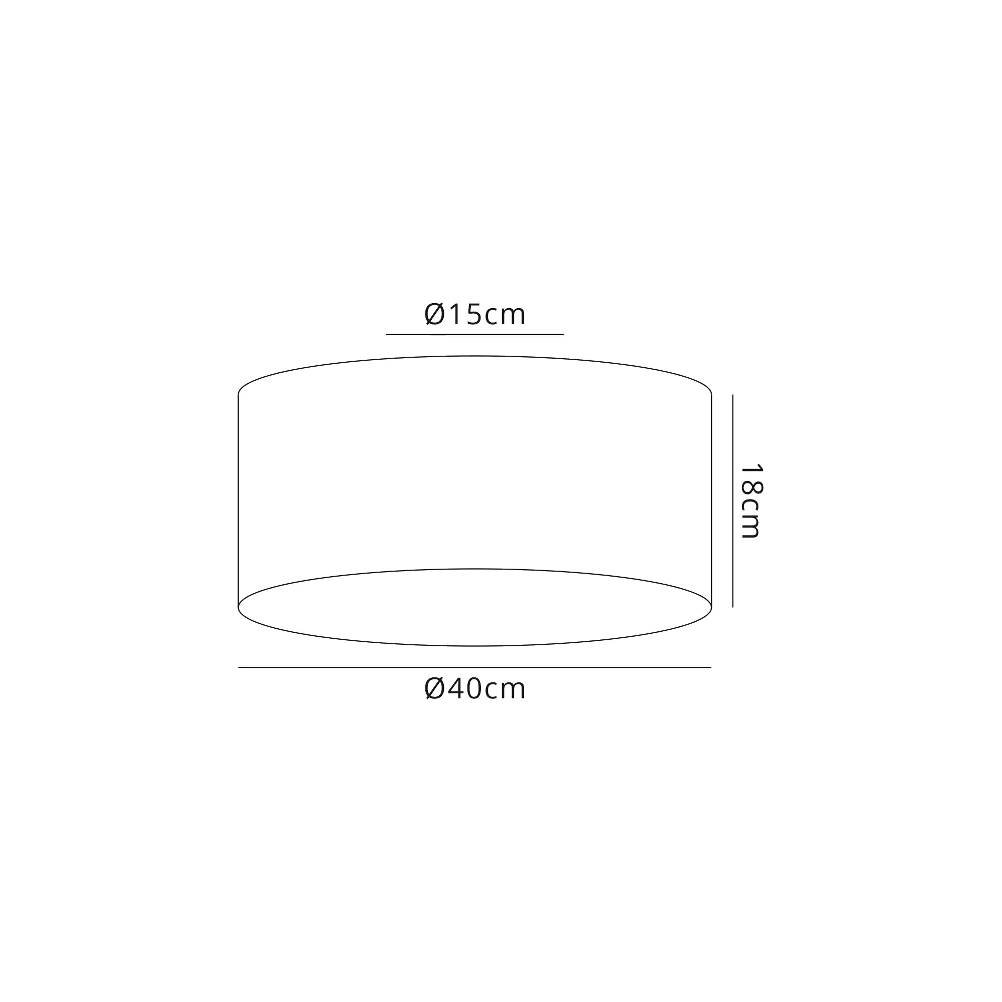 Baymont 40cm Flush 3 Light DK0631  Deco Baymont WH SL
